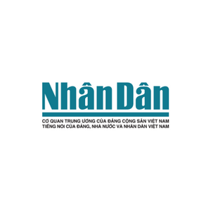 Logo báo Nhân Dân english canva