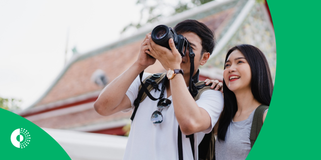 Portraits of travelers