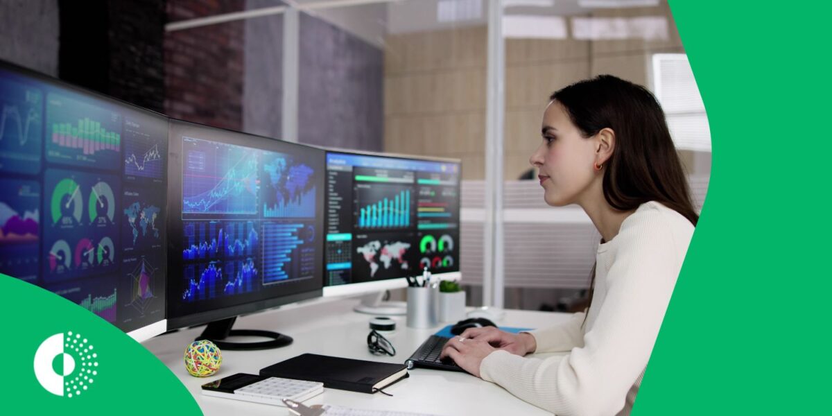 Tourism DMO executive reviews a real-time data and market intelligence dashboard for actionable insights into destination performance.