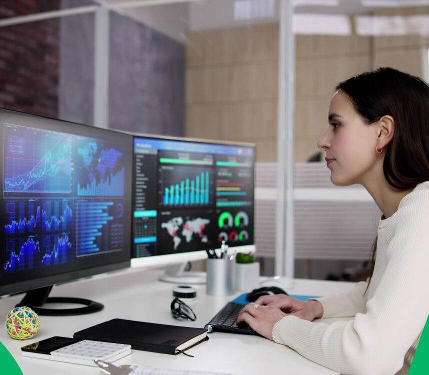 Tourism DMO executive reviews a real-time data and market intelligence dashboard for actionable insights into destination performance.